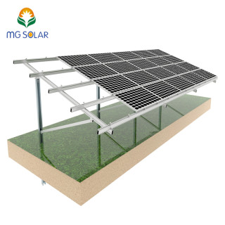 Pile Driven Solar Ground Structure System